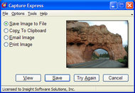 Capture Express screenshot